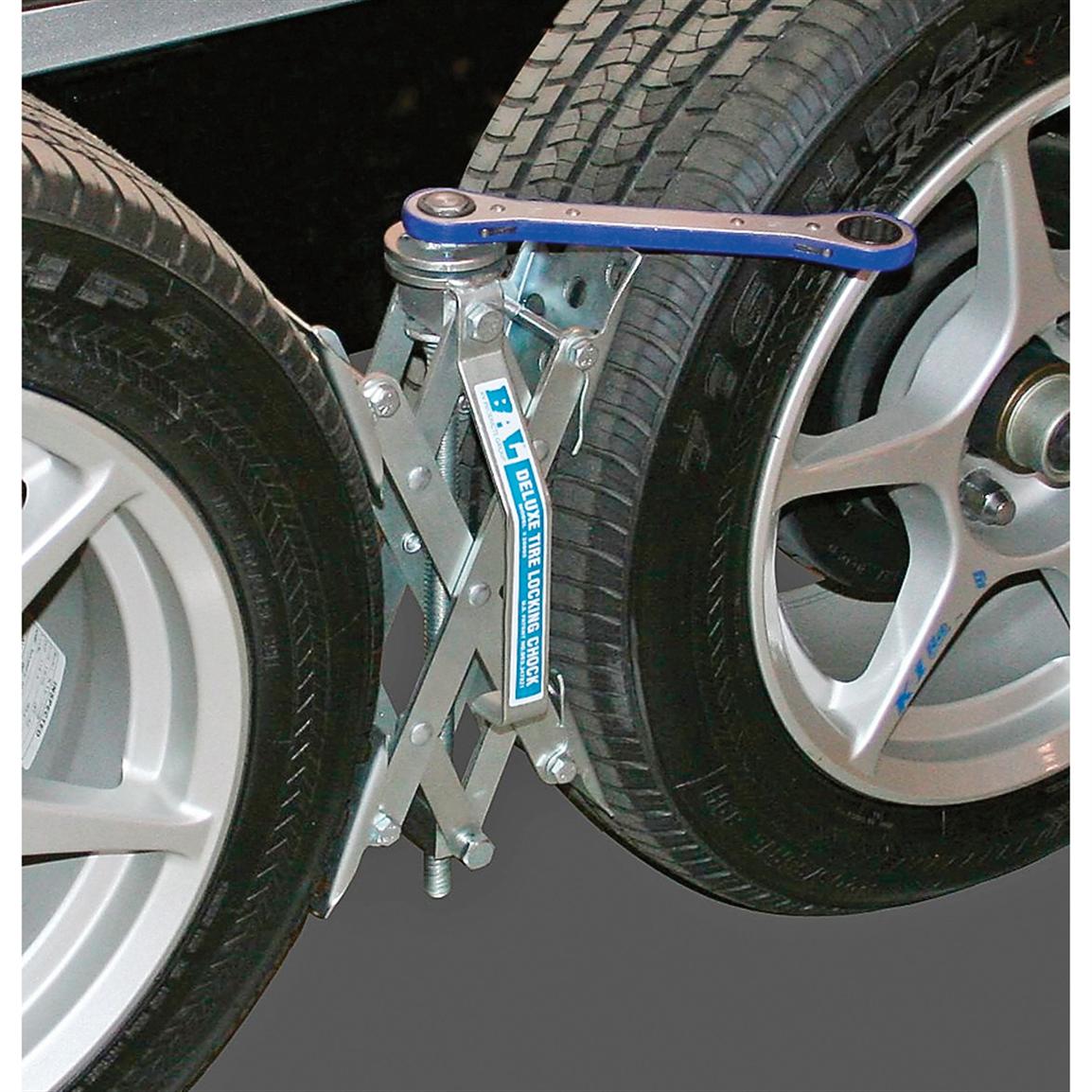 Single BAL Tire-locking X-Chock - 157910, Jacks & Levels at Sportsman's  Guide
