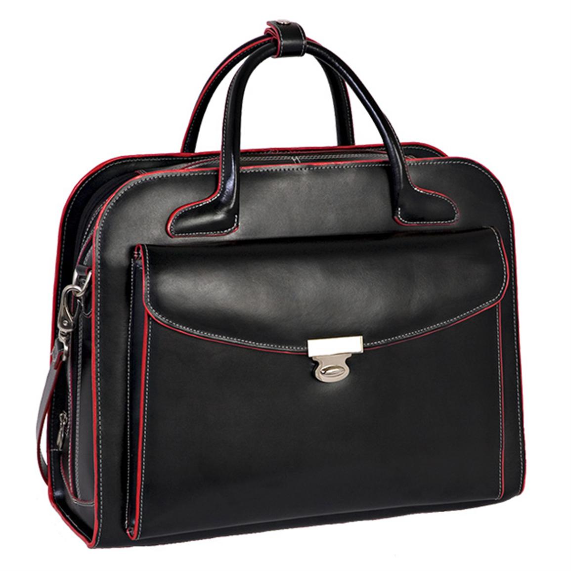 McKlein USA Riverdale Leather Women&#39;s Laptop Case - 158010, at Sportsman&#39;s Guide