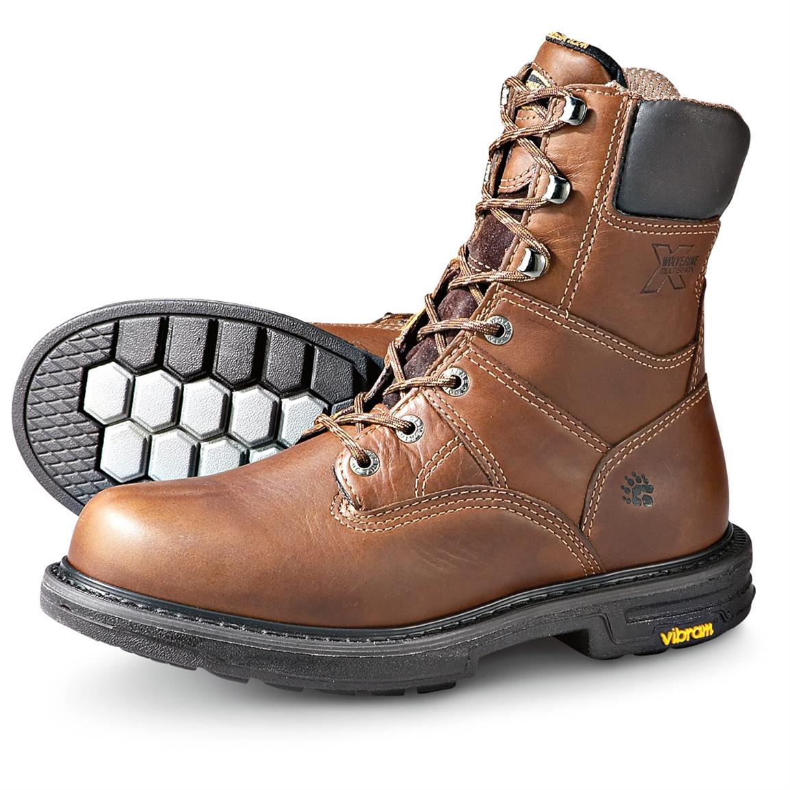 wolverine multishox work boots