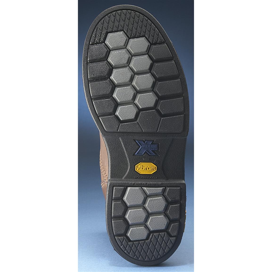 Men's Wolverine® MultiShox™ Vibram® Work Boots, Dark Brown 158014