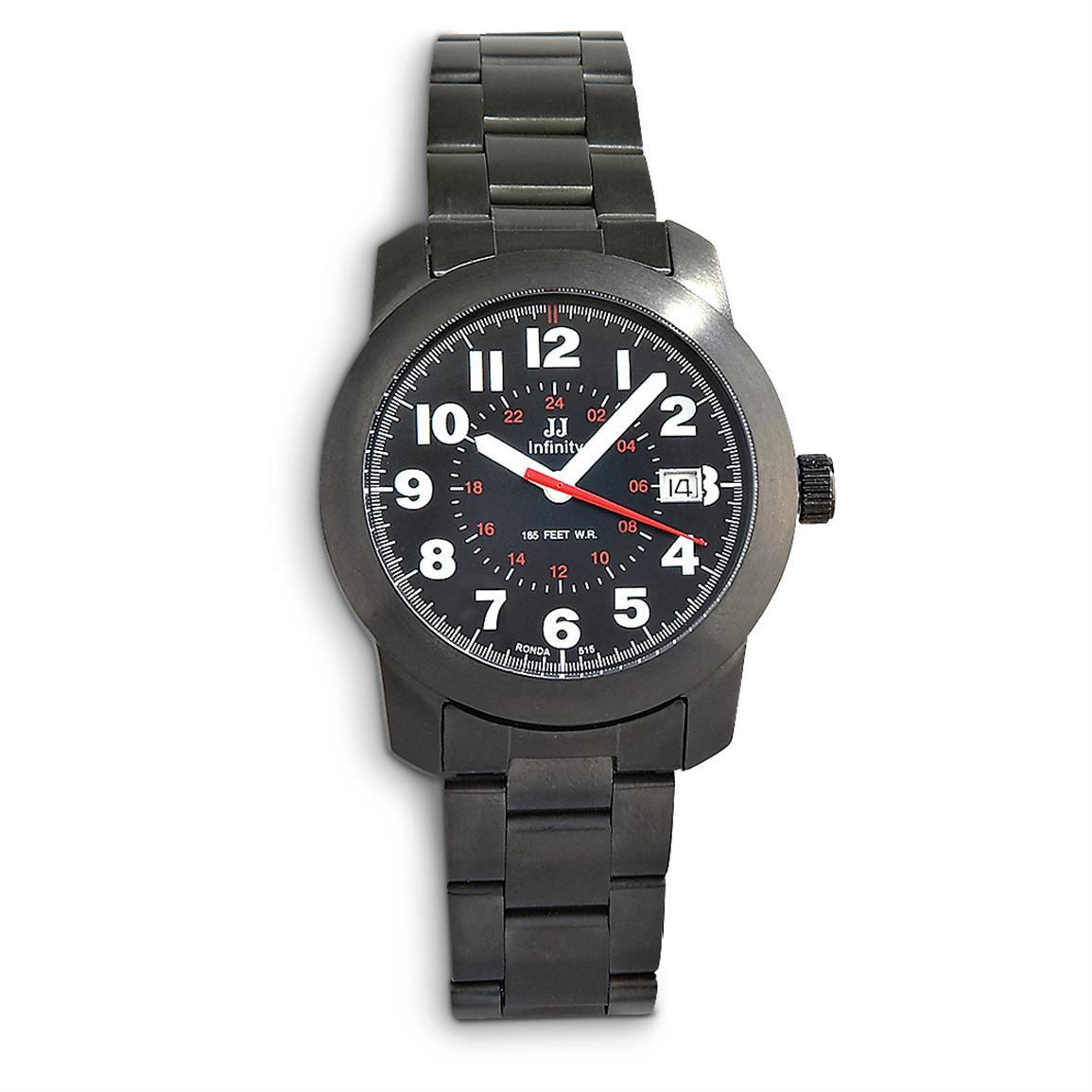 Jules Jurgensen® Infinity Watch, Black - 158024, Watches at Sportsmans 