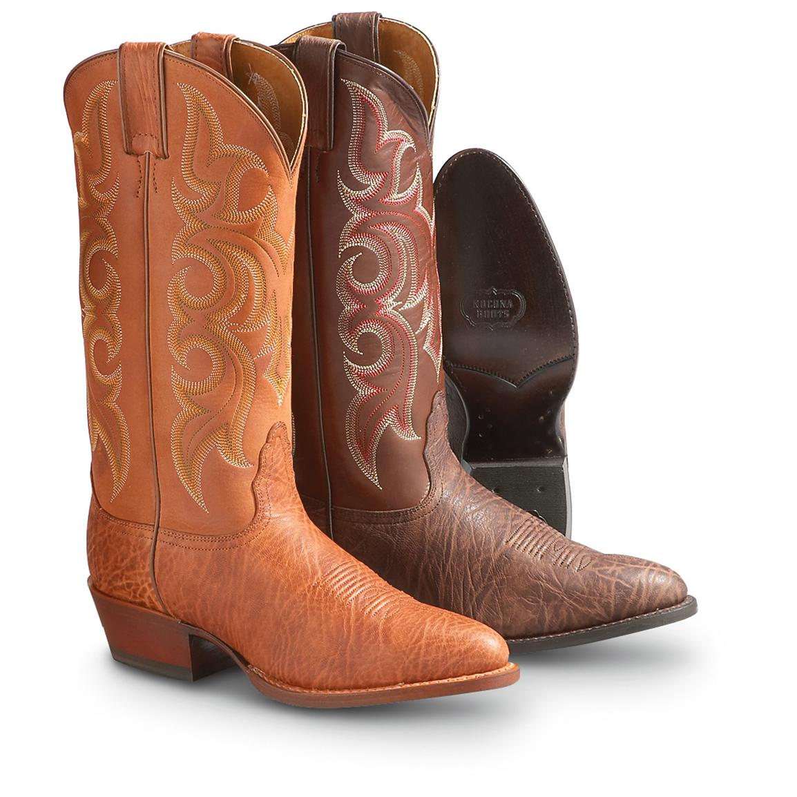 Men's Nocona® New Zealand Lamb Pull on Boots 158058, Cowboy