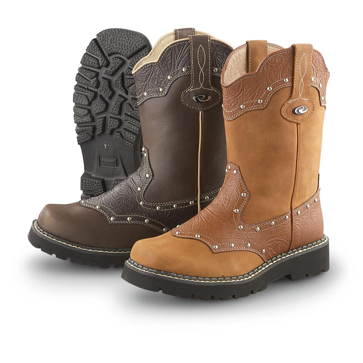 Women's Roper® Square Toe Saddle Boots 158073, Western