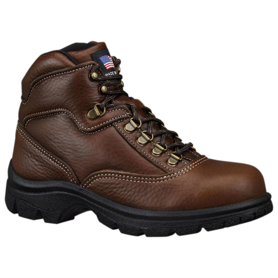 women's thorogood steel toe boots