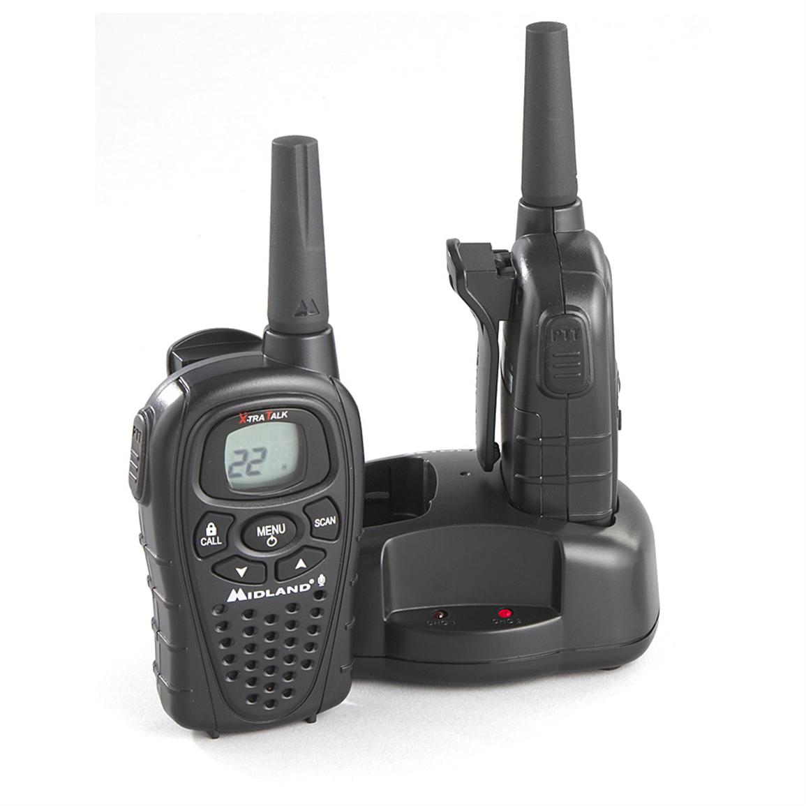 Set Of 2 Midland® 16 Mile Gmrs Frs Two Way Radios 158832 Cb And Two Way Radios At