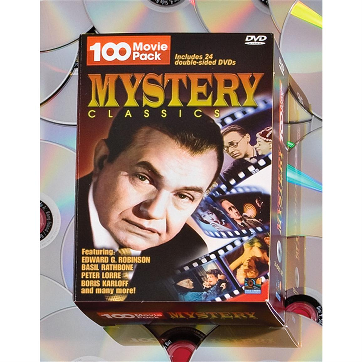 100 Mystery Movie Classics 24 DVD Set - 158921, DVD's at Sportsman's Guide