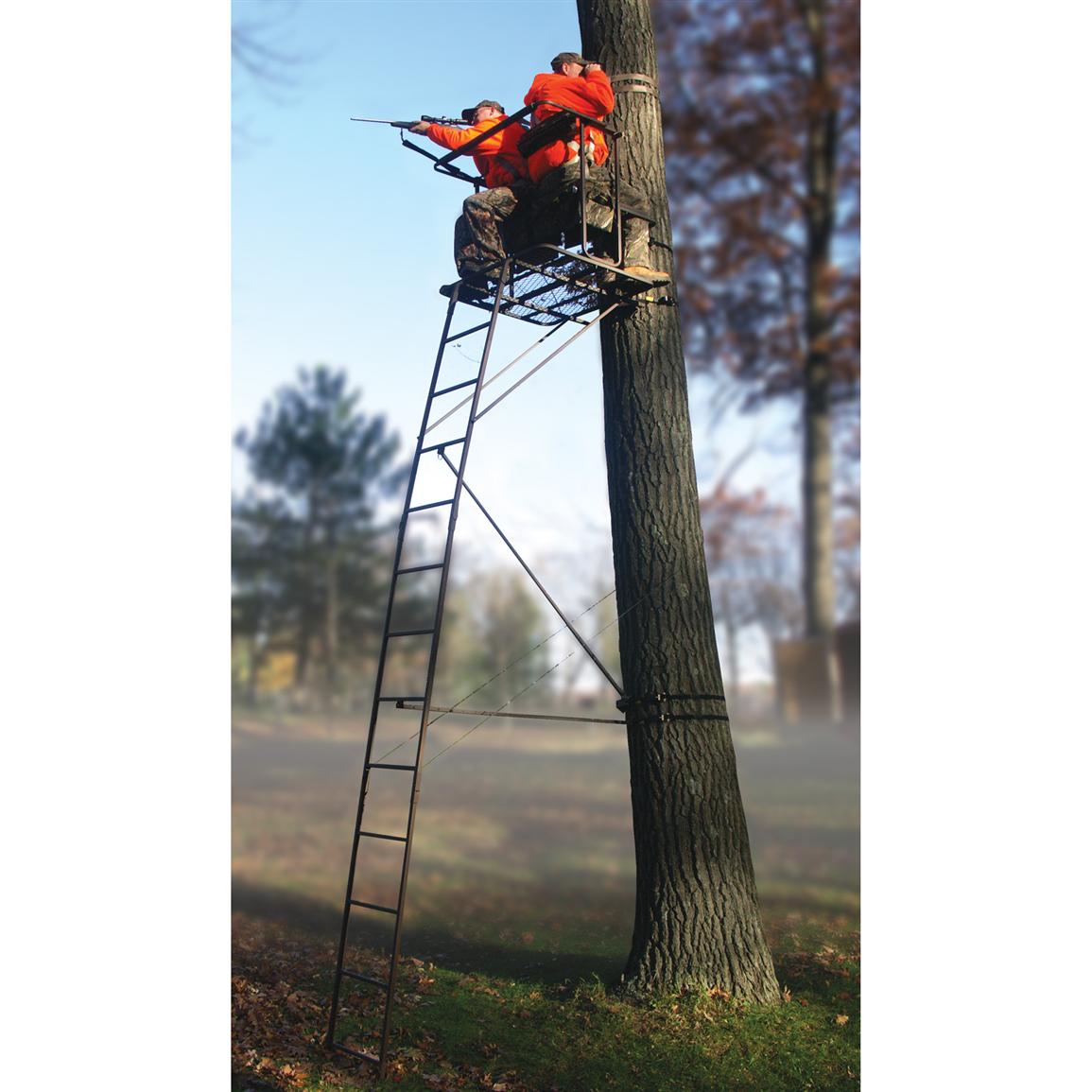 River's Edge® 17' Double Shot™ Extreme 2 - man Dual Direction Ladder ...