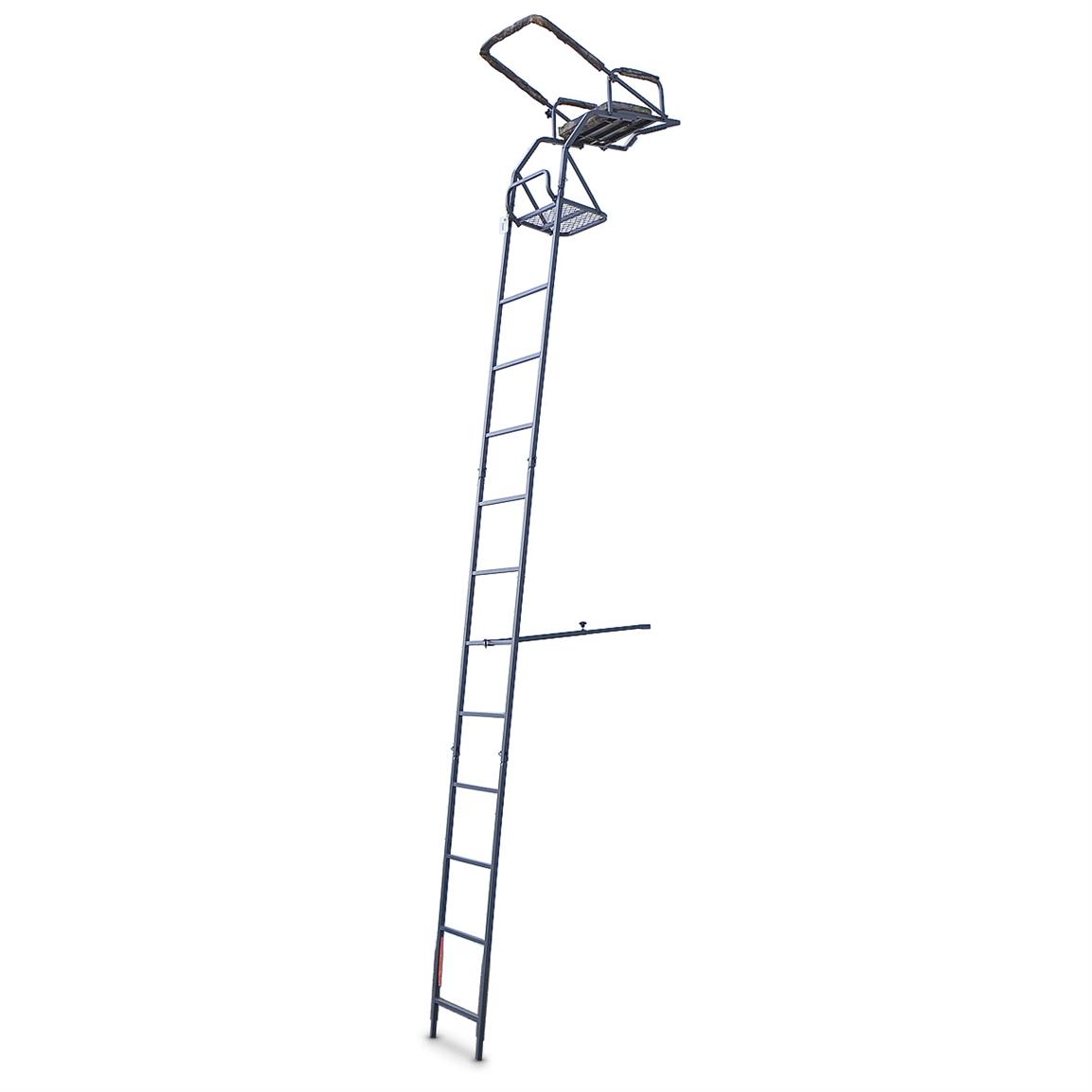 Marksman™ 16' Ladder Tree Stand - 174129, Ladder Tree Stands at ...