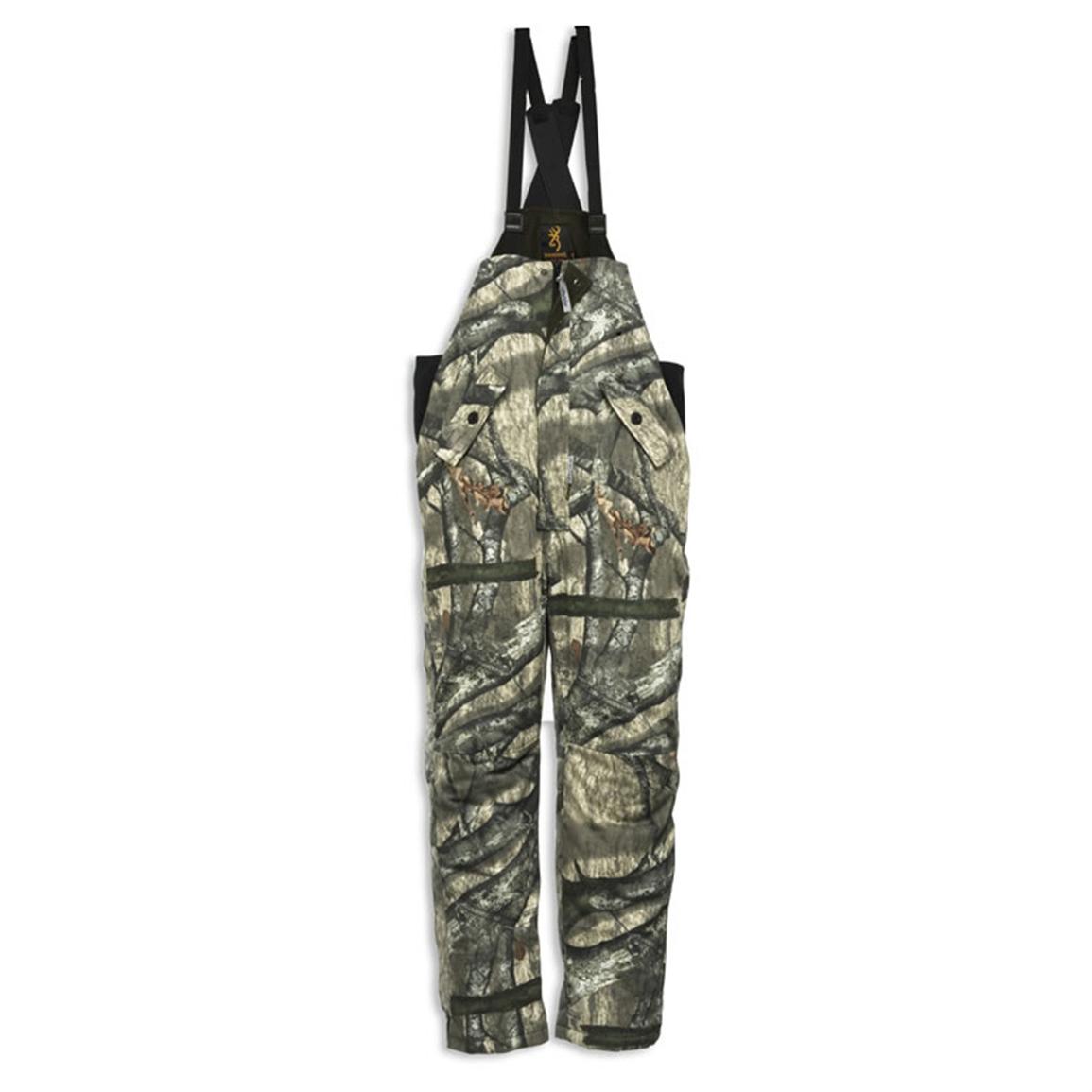 Browning® XPO Big Game Insulated Bibs - 159474, Camo Overalls ...