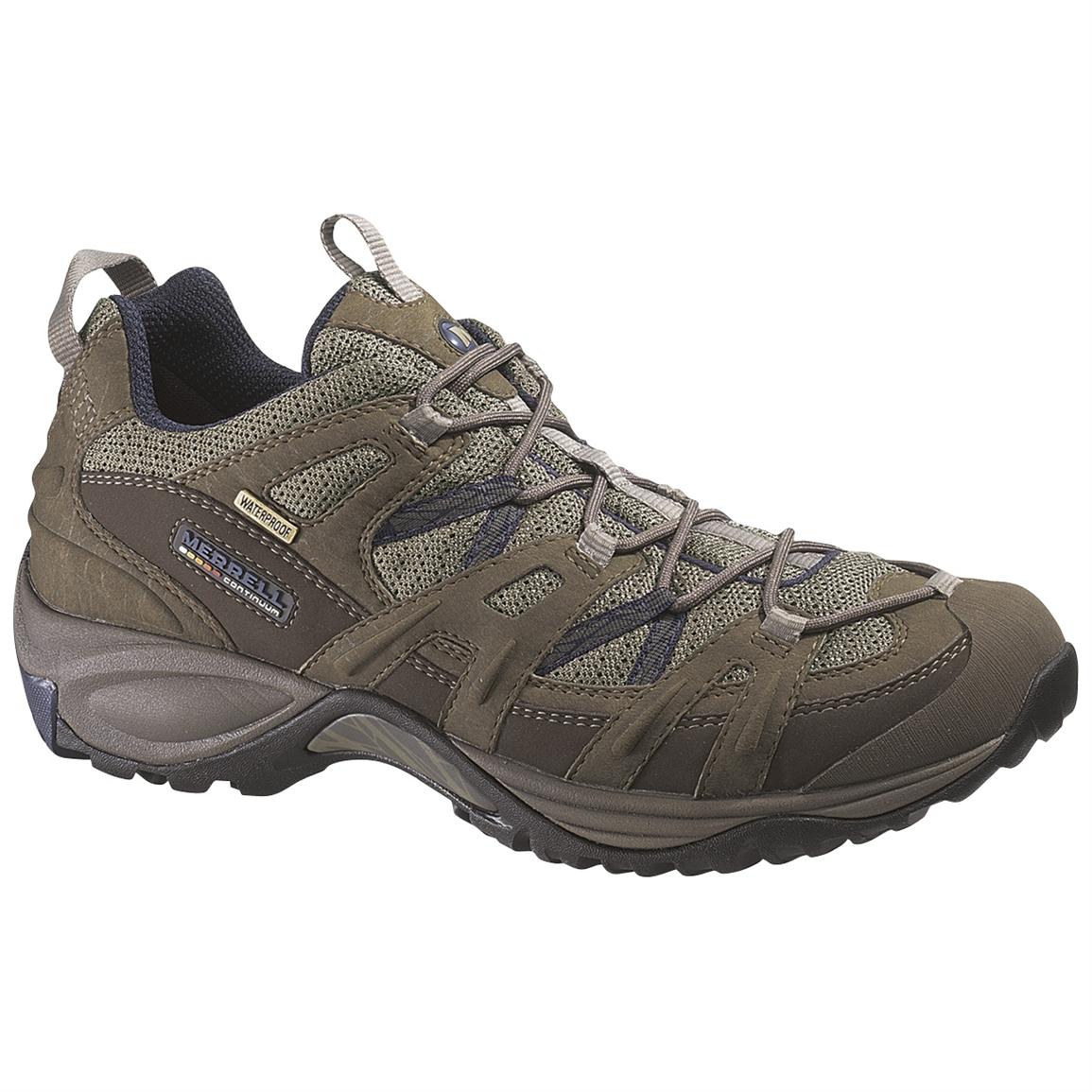 Men's Merrell® Pantheon Low Waterproof Hikers - 159556, Hiking Boots ...