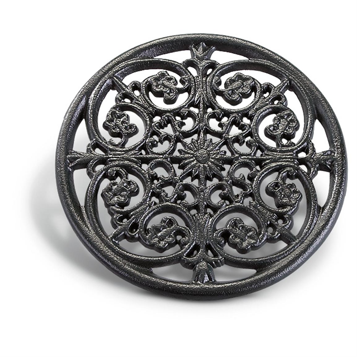 4 Pk. Cast Iron Stepping Stones 160074, Decorative Accessories at