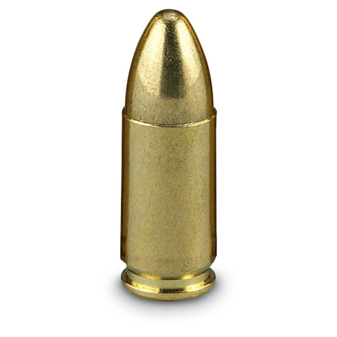 500 rds. 124 - gr. 9 mm FMJ Ammo - 160252, 9mm Ammo at Sportsman's Guide