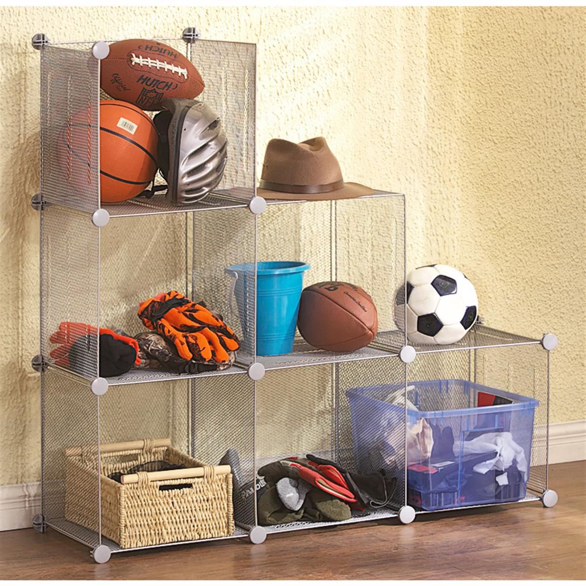 6 Rubbermaid® Storage Cubes 160302, Housekeeping & Storage at