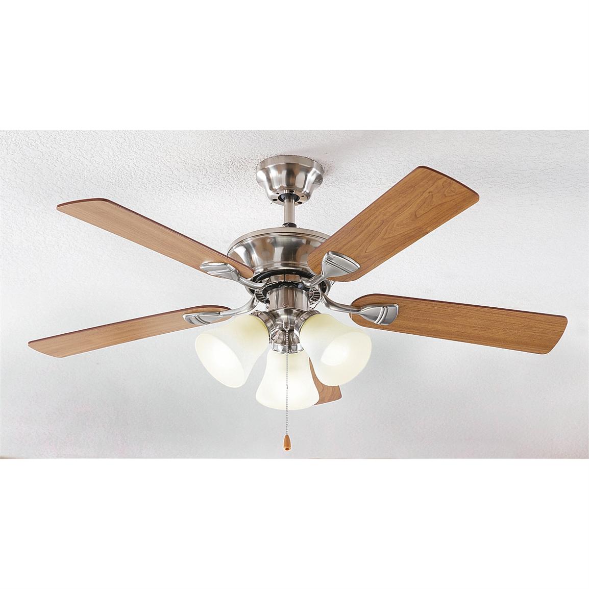 Aloha Ceiling Fan Brushed Nickel Finish 160560 Lighting At