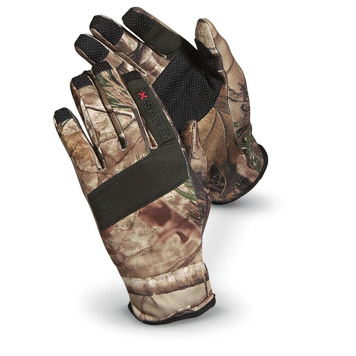 X - System™ Camo Fleece Gloves - 161035, Gloves & Mittens at Sportsman ...