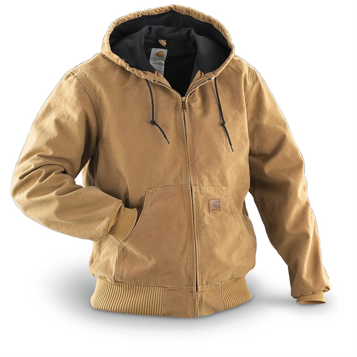 Carhartt® Sandstone Active Jacket - 161675, Insulated Jackets & Coats ...