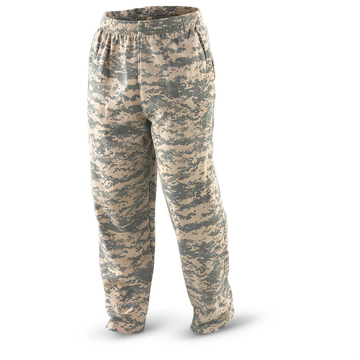 fleece lined camouflage pants