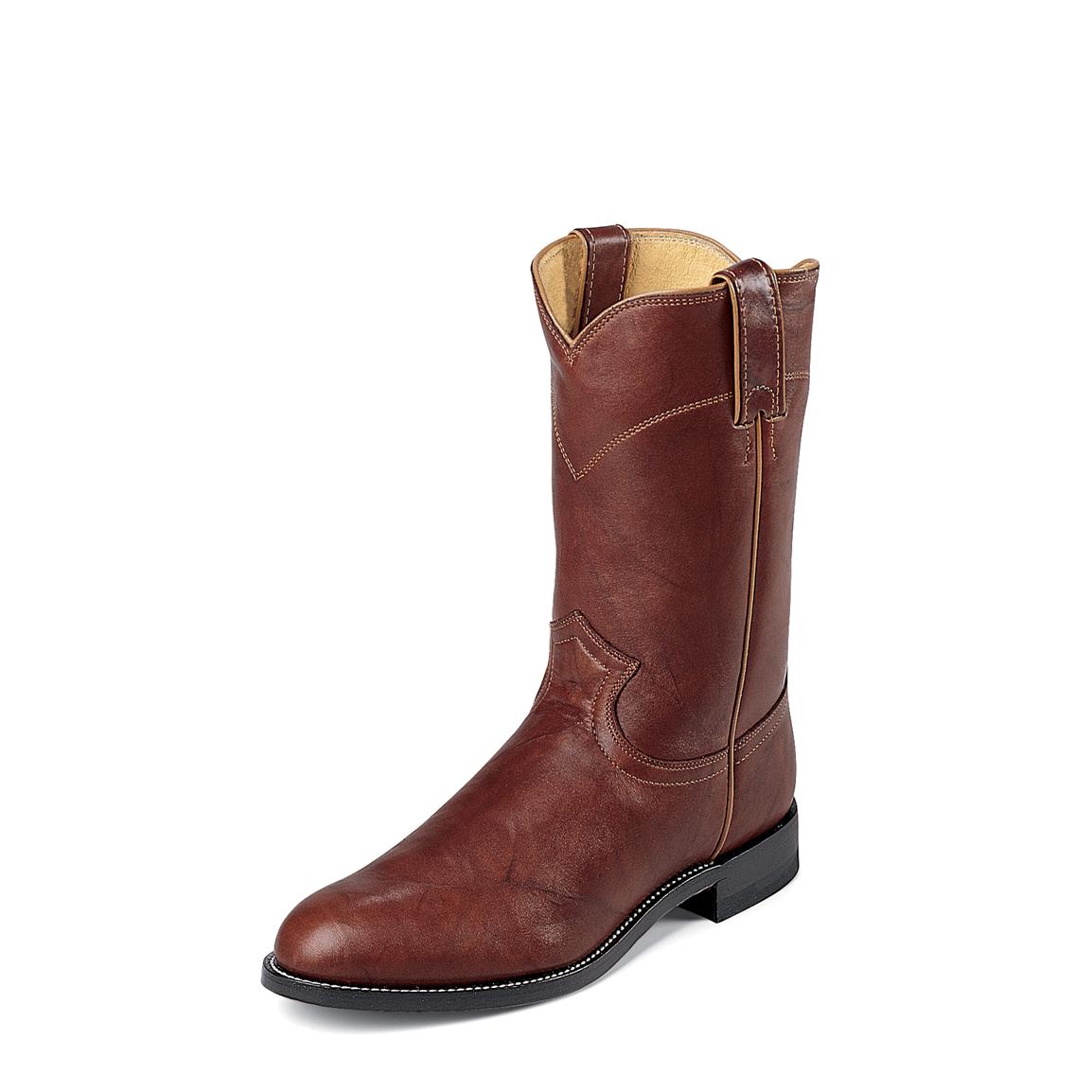 Men's 10" Justin® Marbled Deerlite Classic Ropers - Cowboy Boots