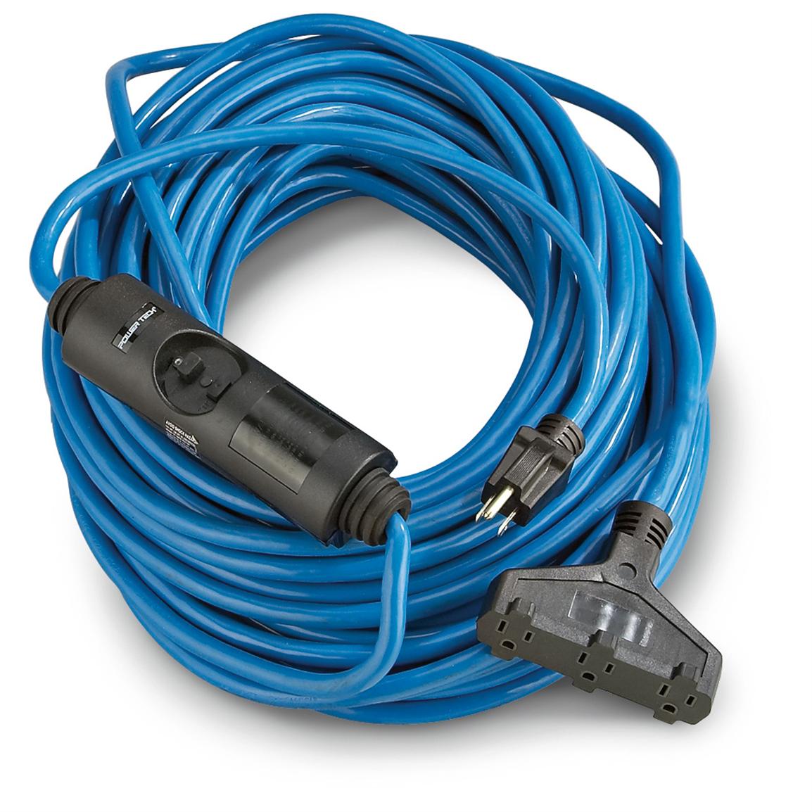 100' 12/23 Powertech GFCI Cord 162488, Garage & Tool Accessories at