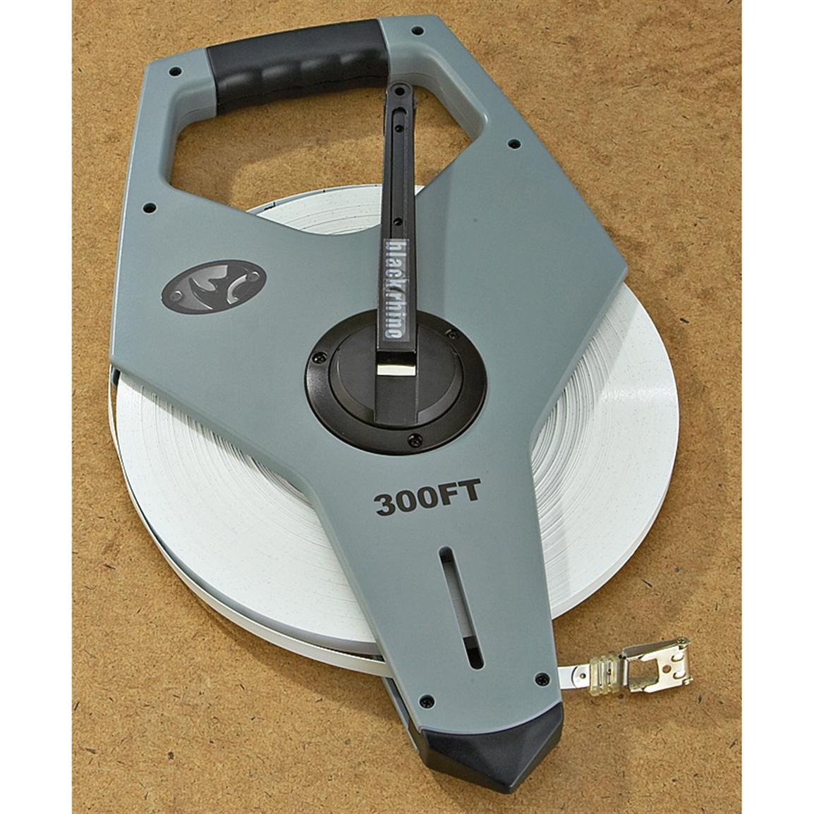 Black Rhino® Gear - X™ 300' Reel Tape Measure - 162714, Hand Tools ...