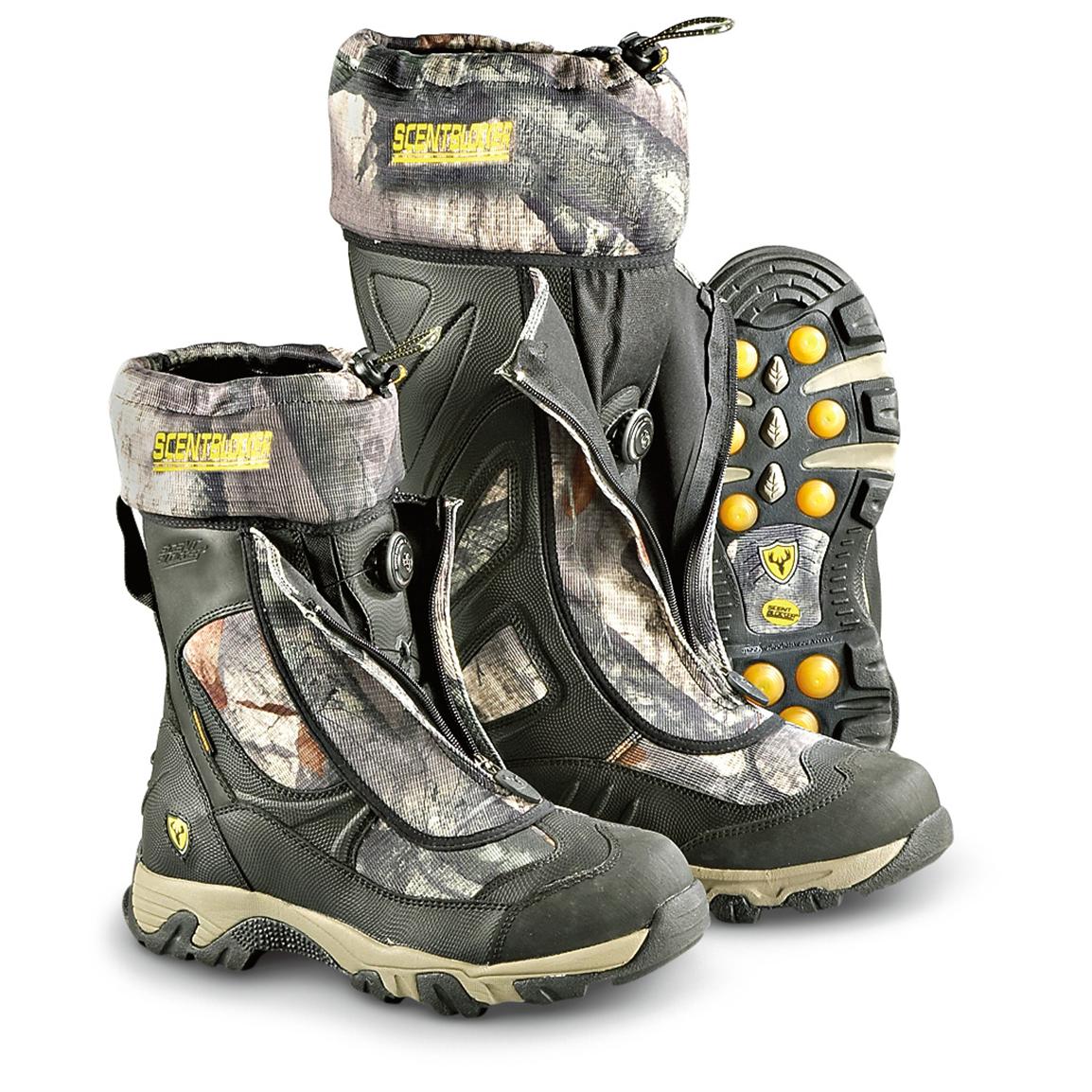 hunting boots with boa lacing system