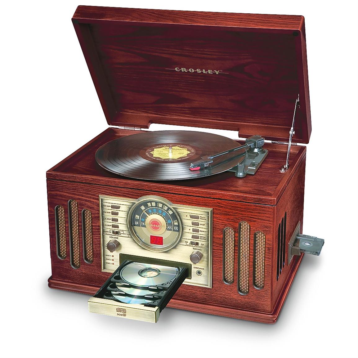 Crosley® 3 - CD 4 - in - 1 Stereo - 162872, at Sportsman's Guide