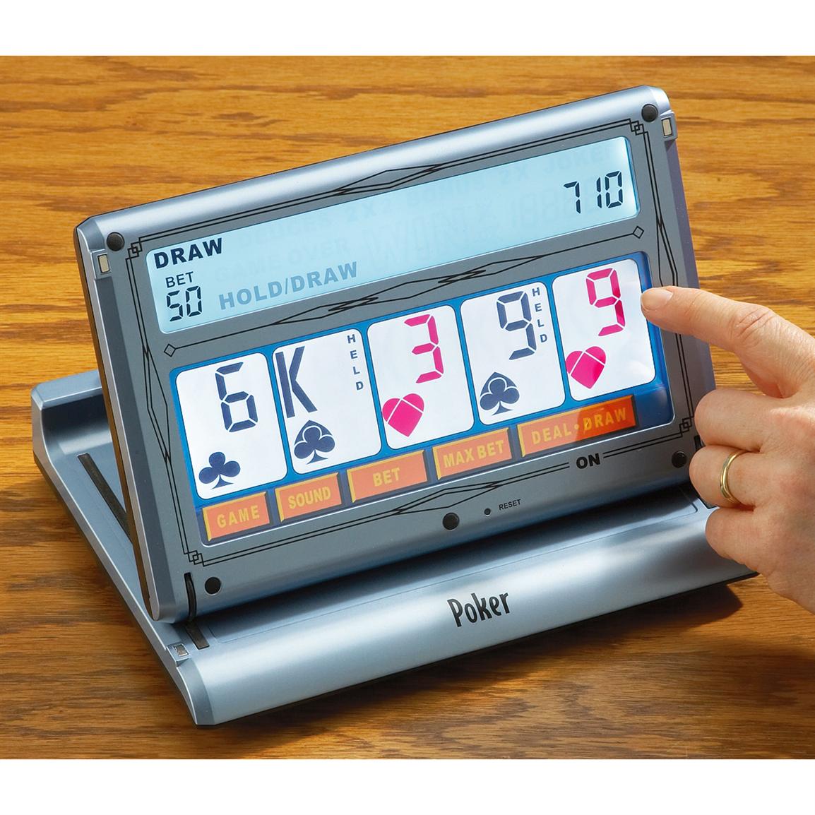 RecZone® Large Touch Screen 7 - in - 1 Poker - 162878 ...