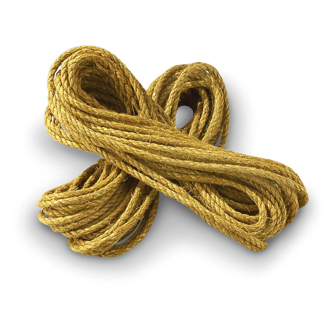 2 New U.S. Military Manila Rope Rolls 162988, Parachute Cord & Ropes