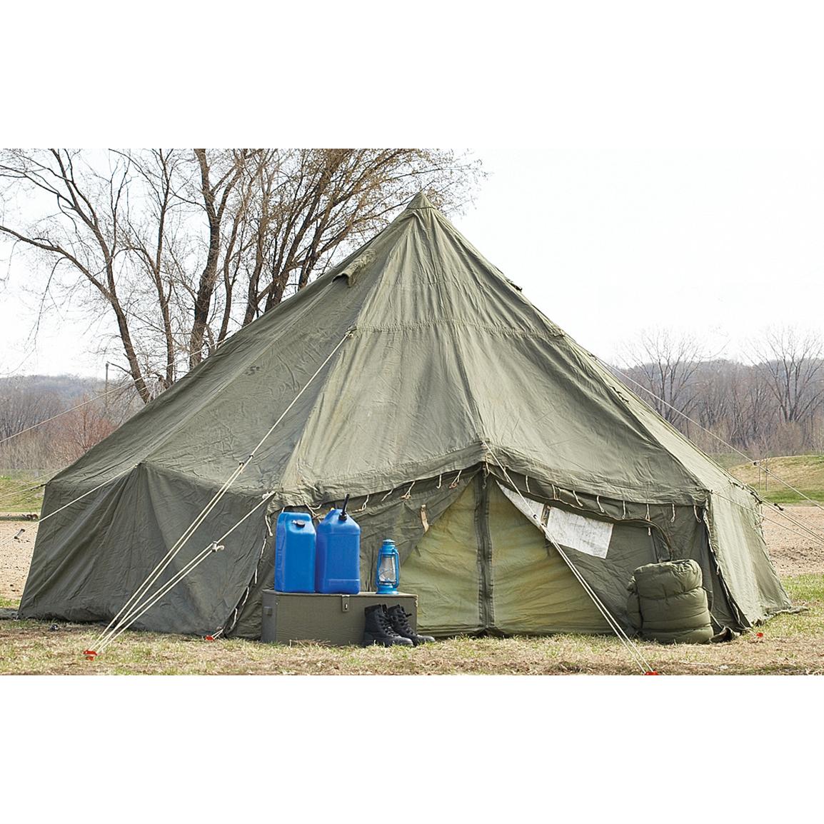 Army Surplus Canvas Tents - Army Military
