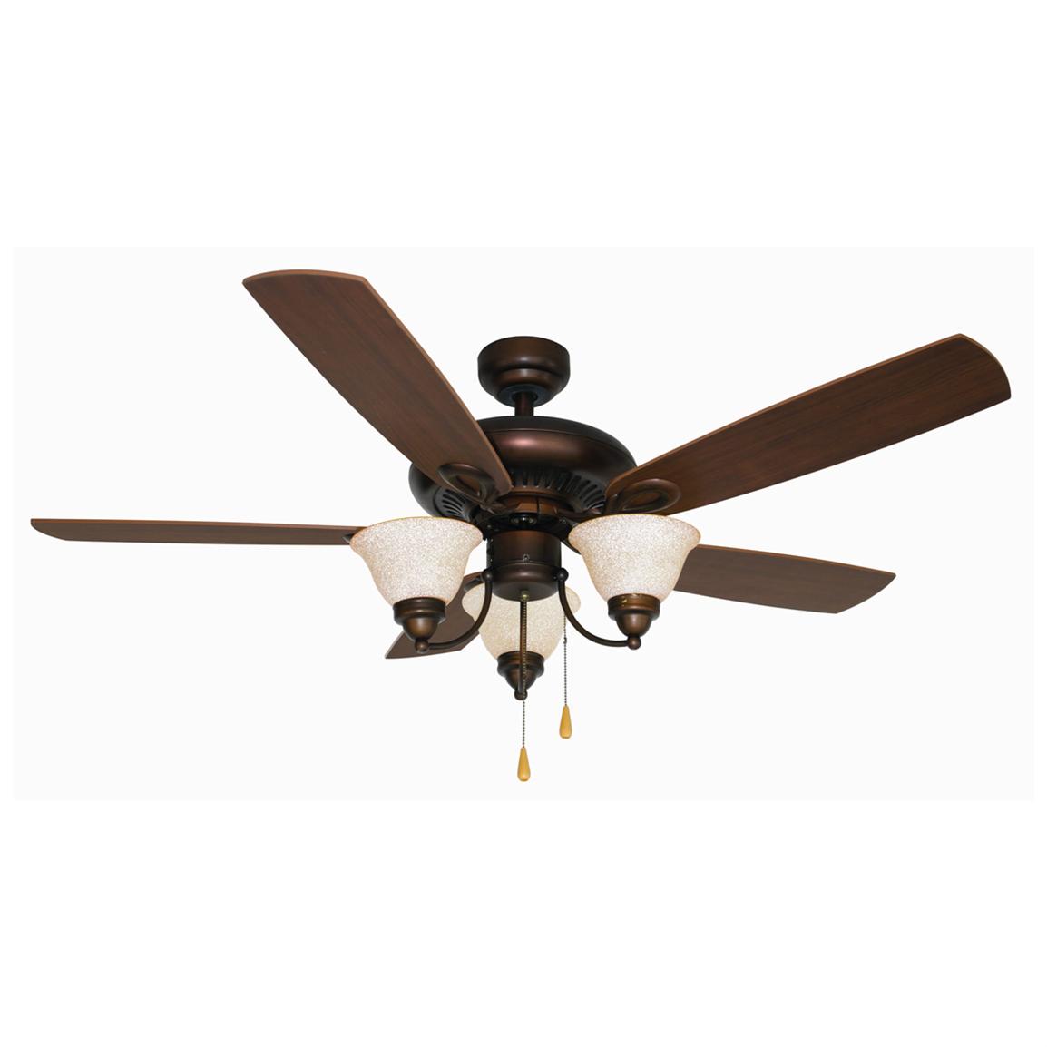 Aloha® 52" Tempo Dual mount Ceiling Fan 163179, Lighting at