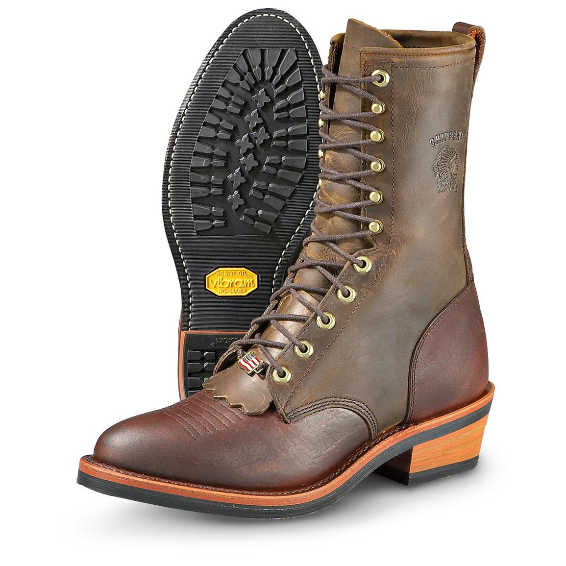 chippewa vibram boots