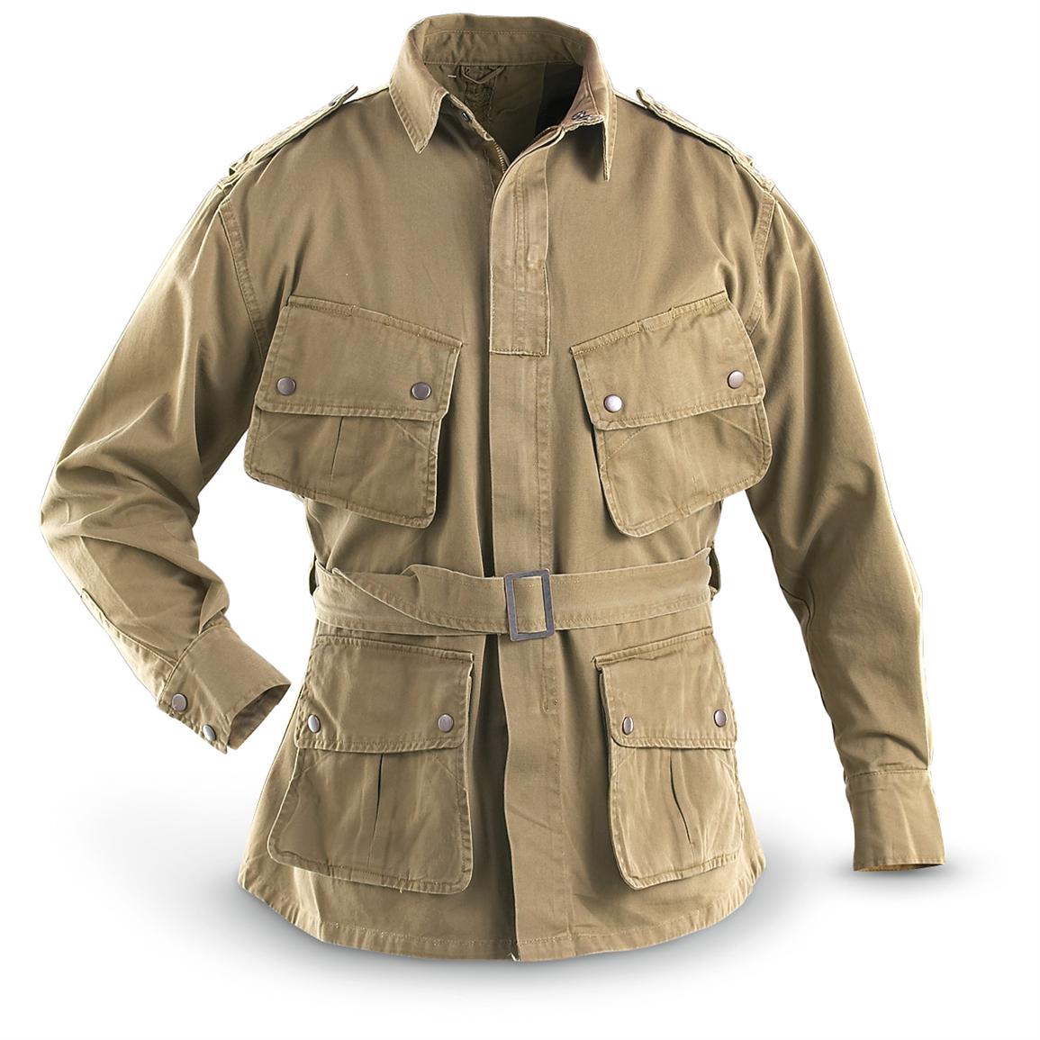 Reproduction U.S. WWII M42 Paratrooper Jacket, Khaki - 163318 ...