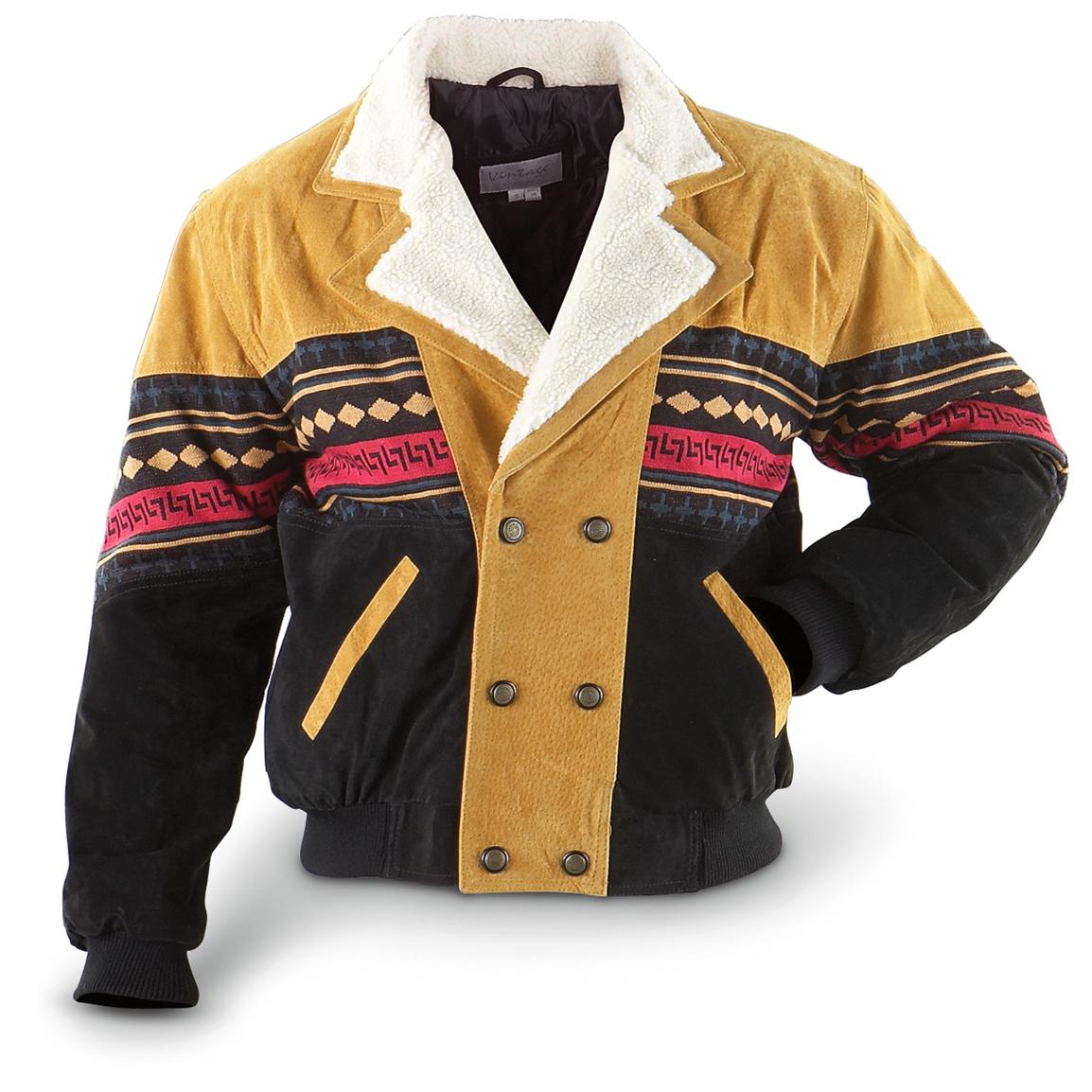 Vintage Southwestern Jacket - 163394, Insulated Jackets & Coats at ...