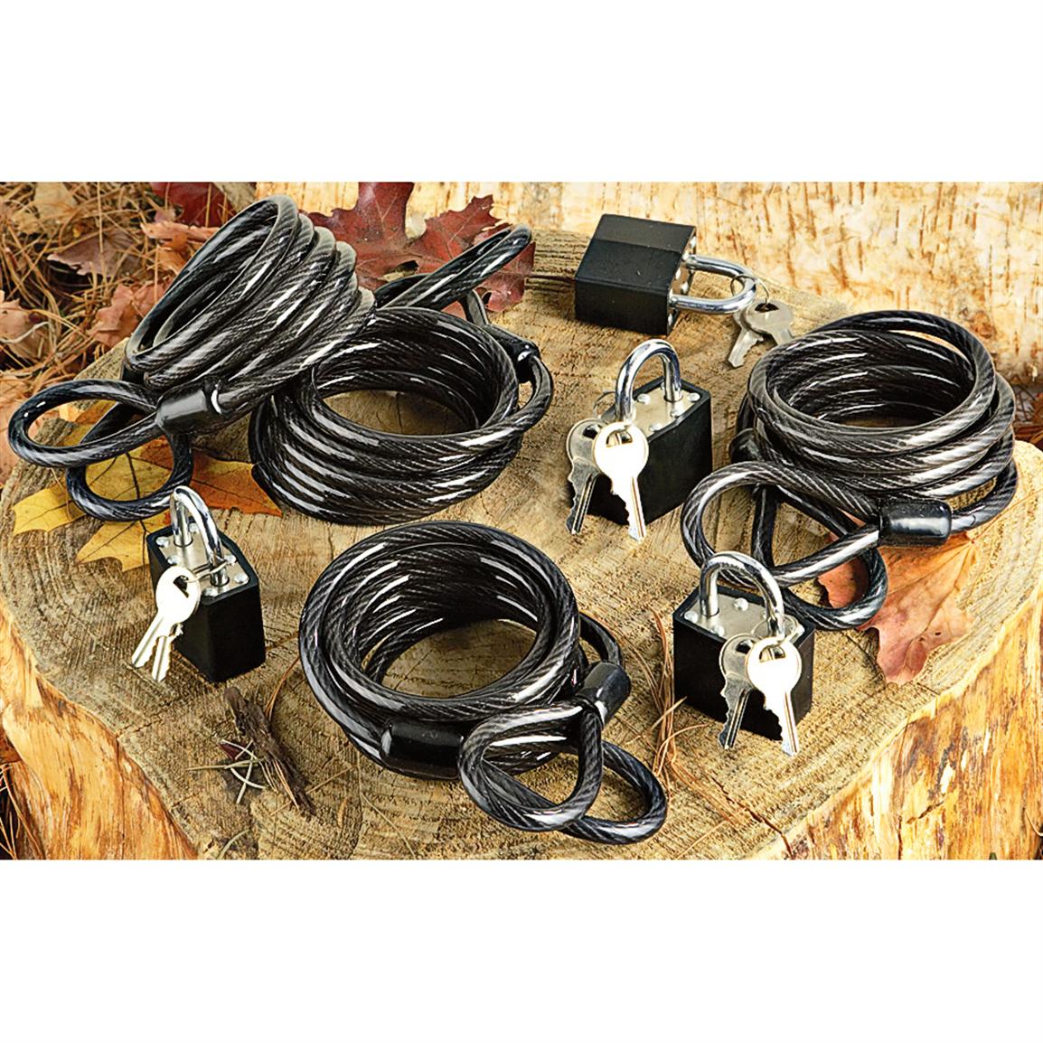 4 Pk. Tree Stand Cable Locks 163451, at Sportsman's Guide