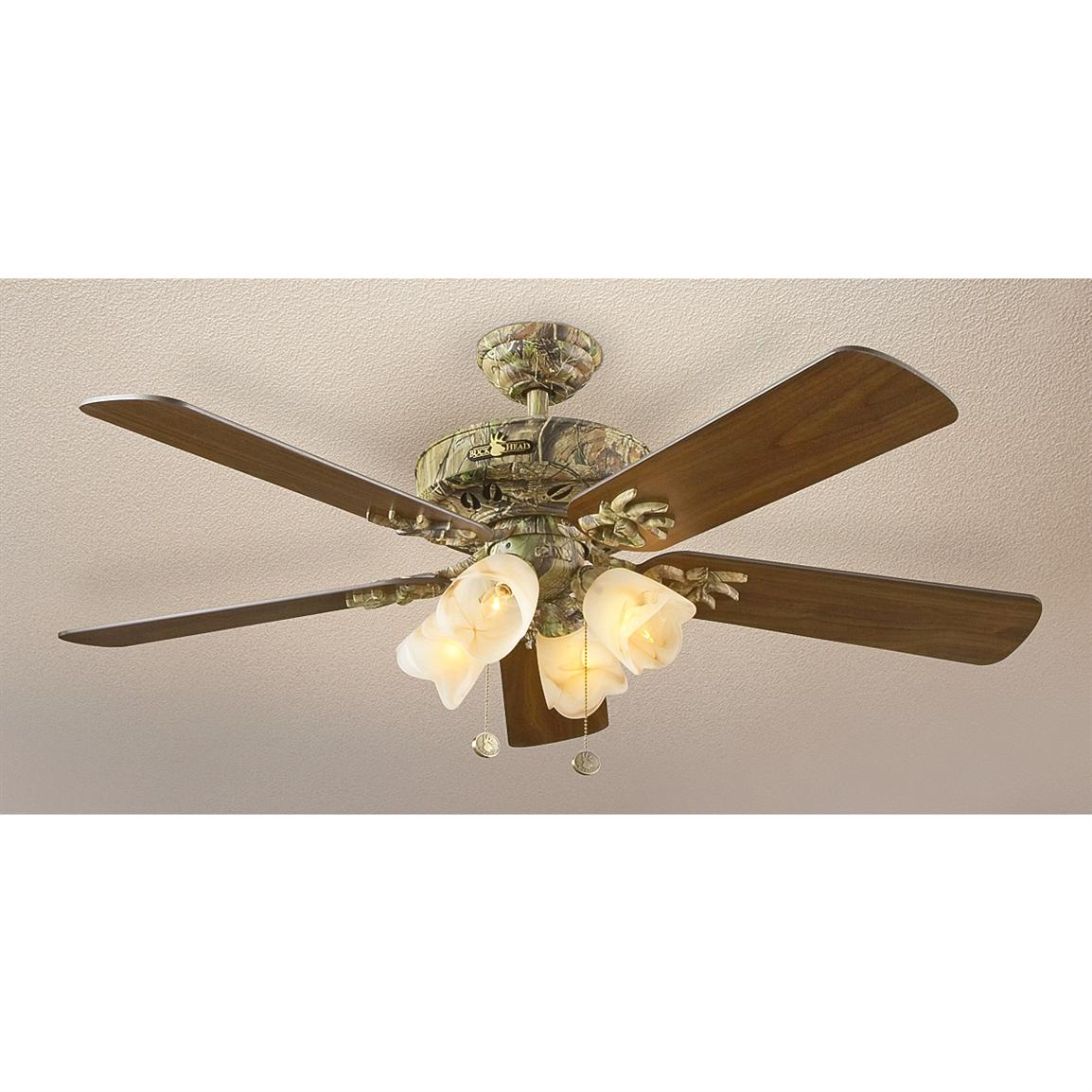 52 Buckhead Gunmetal Cherry Ceiling Fan 163786