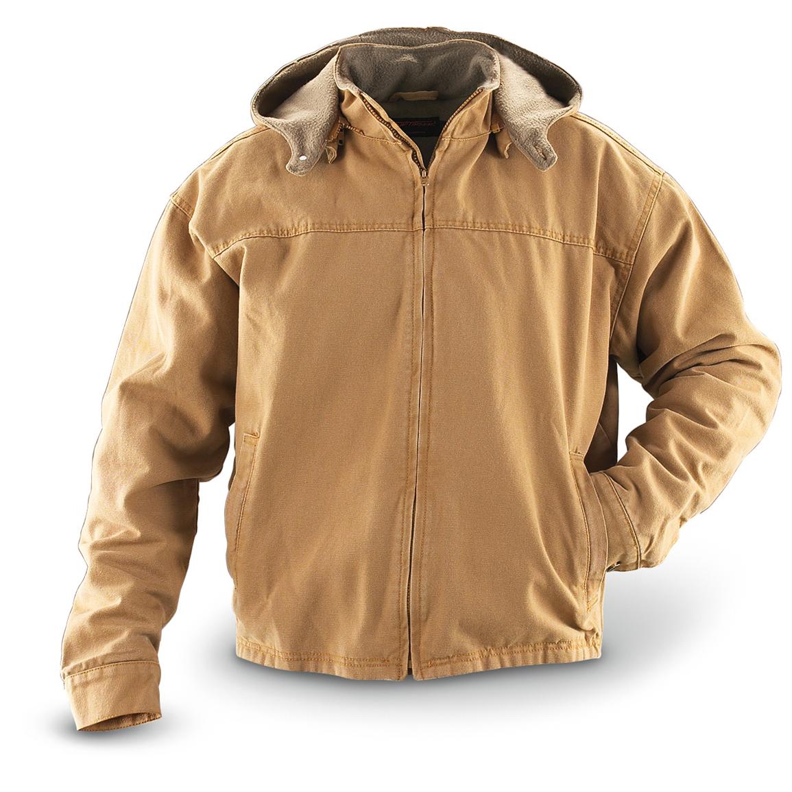 TrueTimber® Insulated Work Jacket, Duck Brown - 164031, Insulated ...