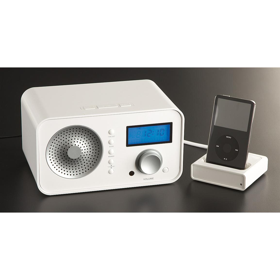 Eton Sound® Clock Radio with iPod® Dock 164120, at Sportsman's Guide