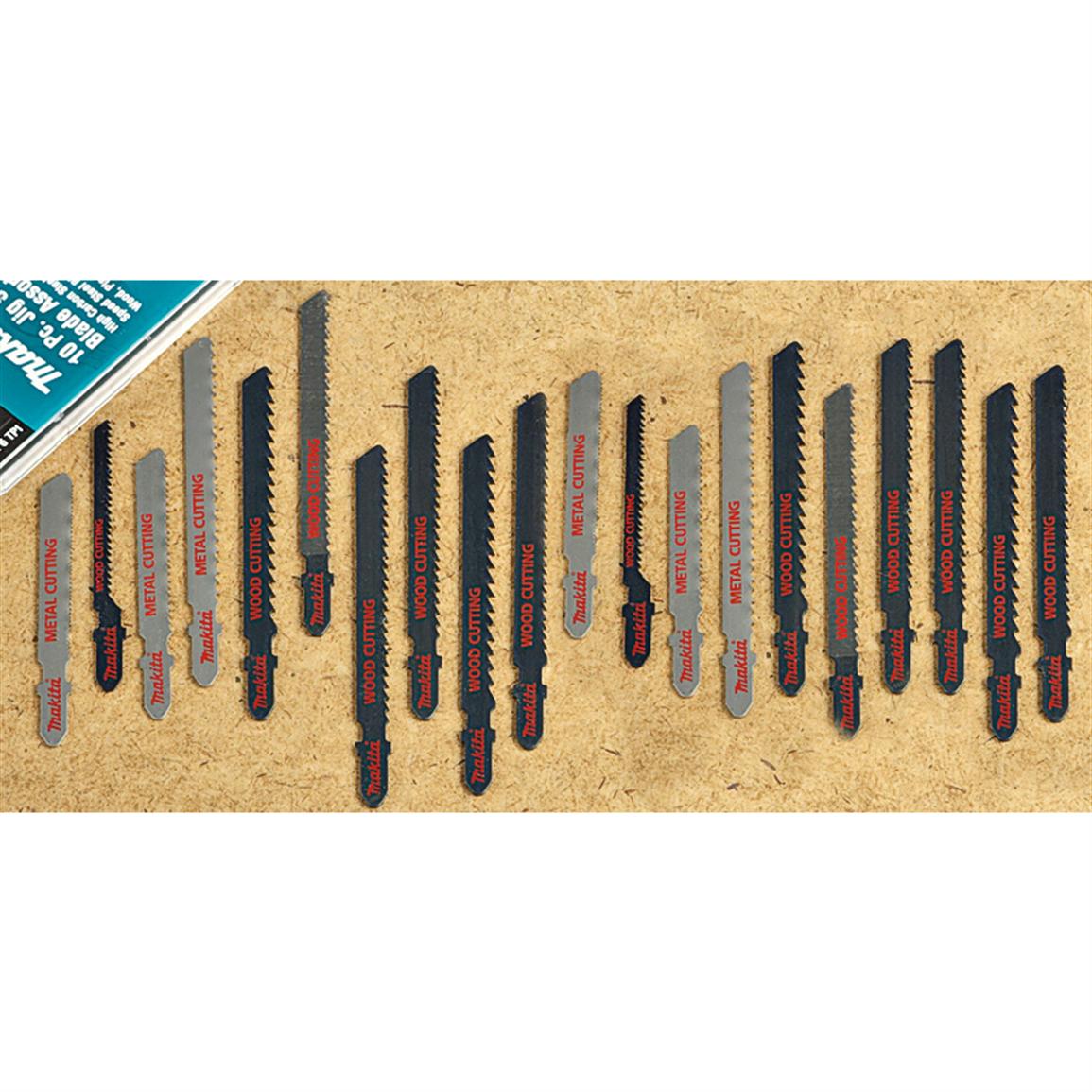 Makita® 20 Pc. Jig Saw Blade Set 164360, Hand Tools & Tool Sets at