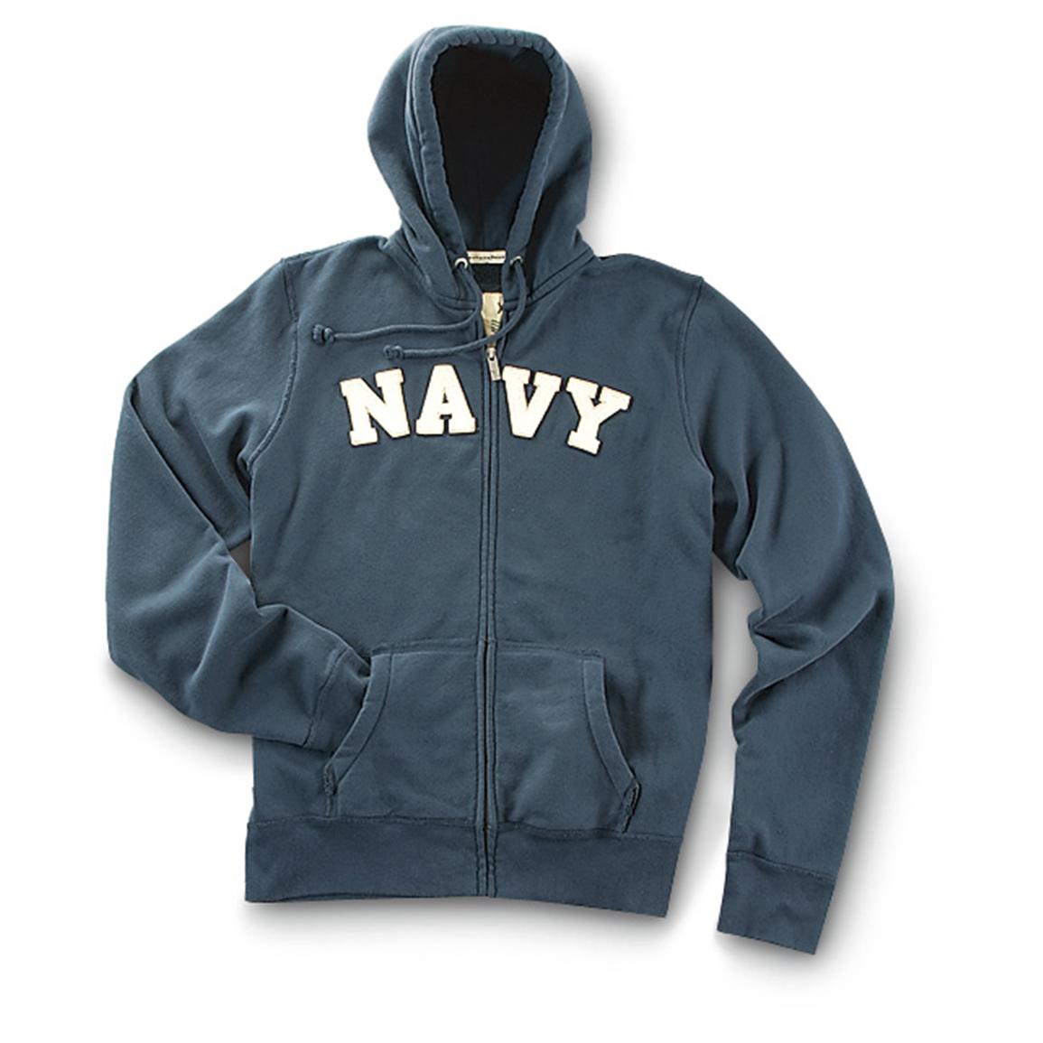 Full - zip Military - style Hoodie - 164580, Sweatshirts & Hoodies at