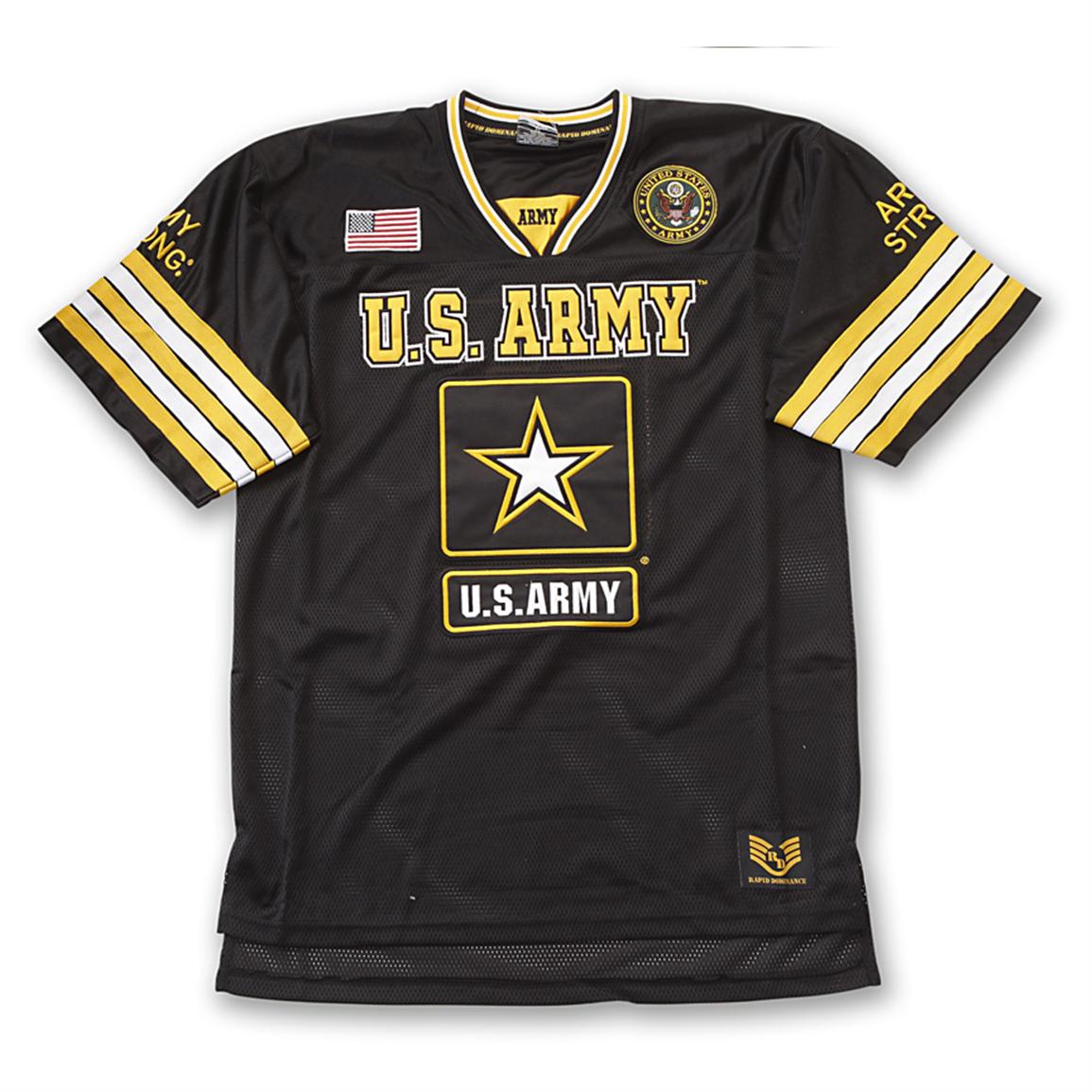Rapid Dominance® Military Logo Football Jersey - 164581, Athletic Wear ...