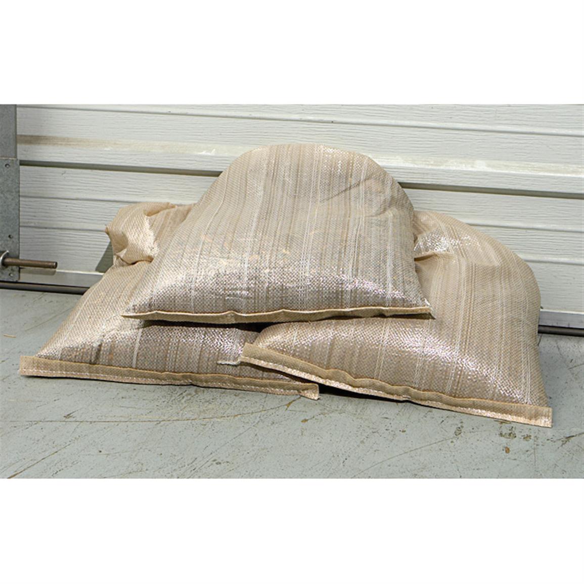 25 New U.S. Military Desert Sand Bags, Tan 164780, Emergency