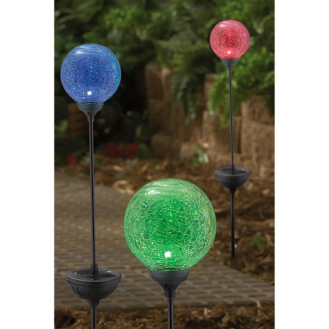 westinghouse crackle glass solar lights