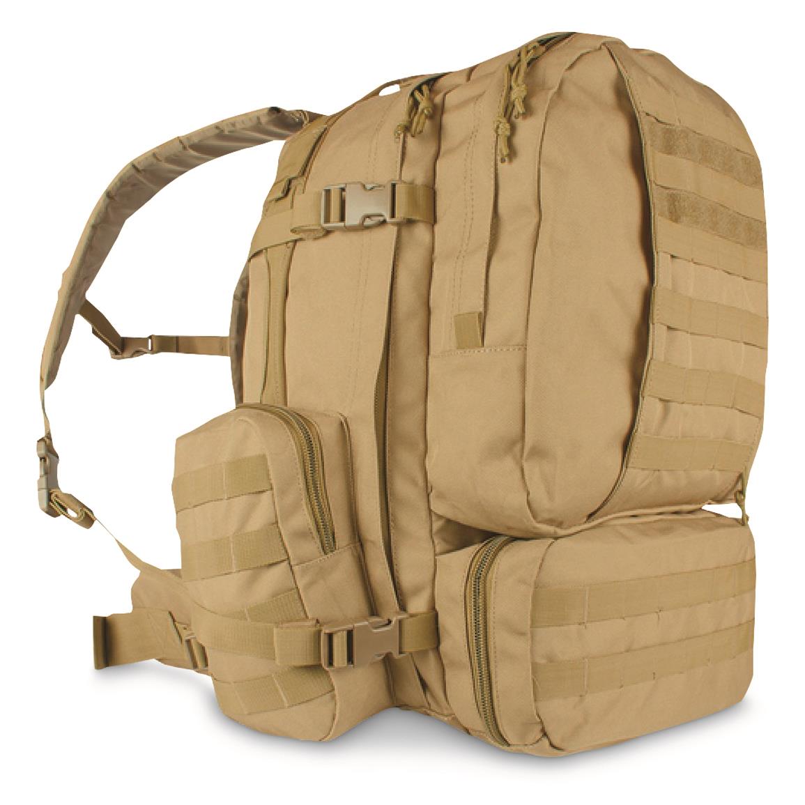 Fox Outdoors Advanced 3-Day Combat Pack, Coyote Tan