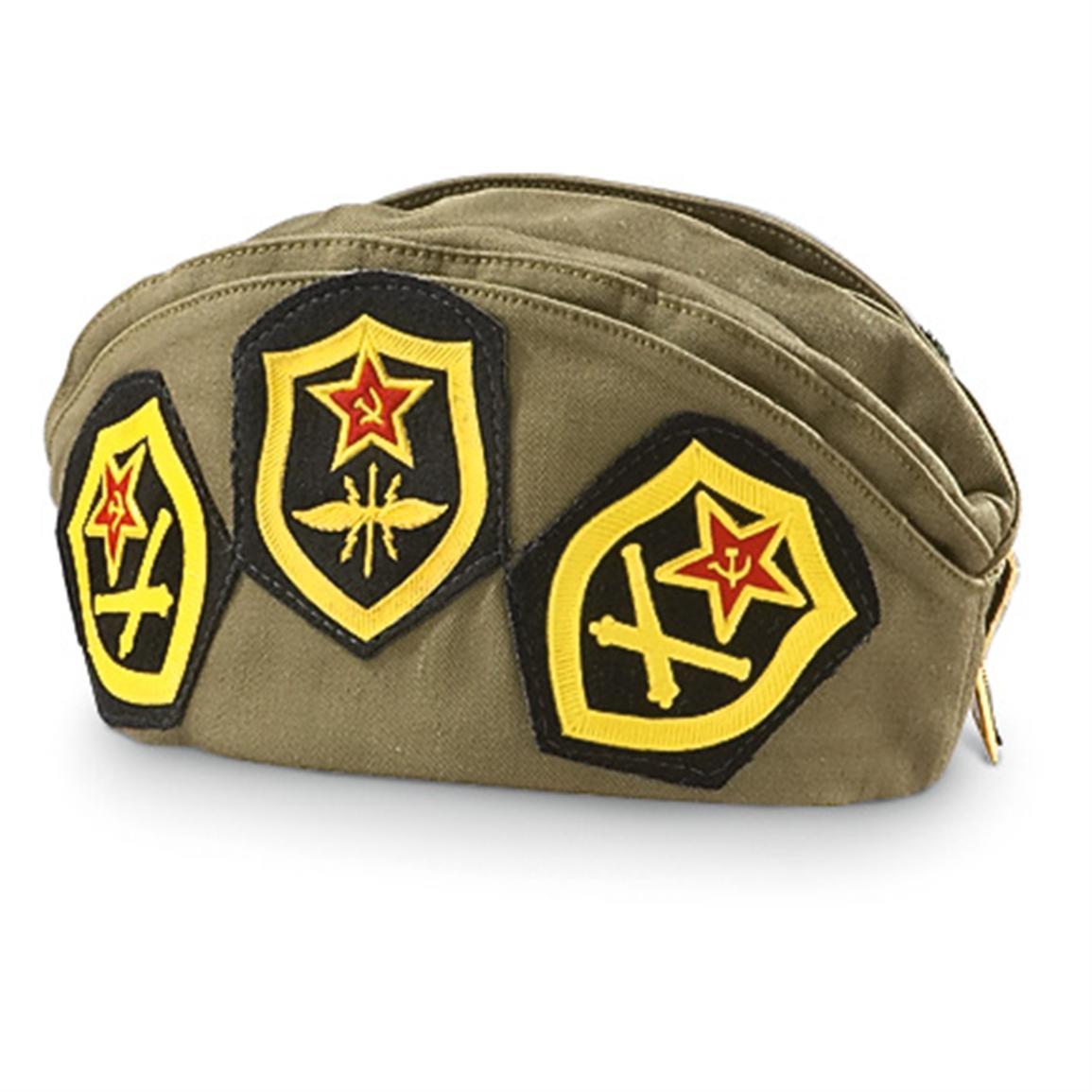 New Russian Military Cap with Accessories 165738, Hats & Caps at