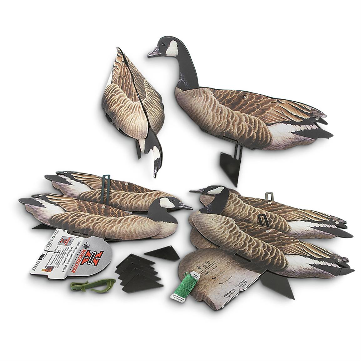 6 - Pk. NRA® FUD™ Fold - Up Goose Decoys - 166143, Goose Decoys at