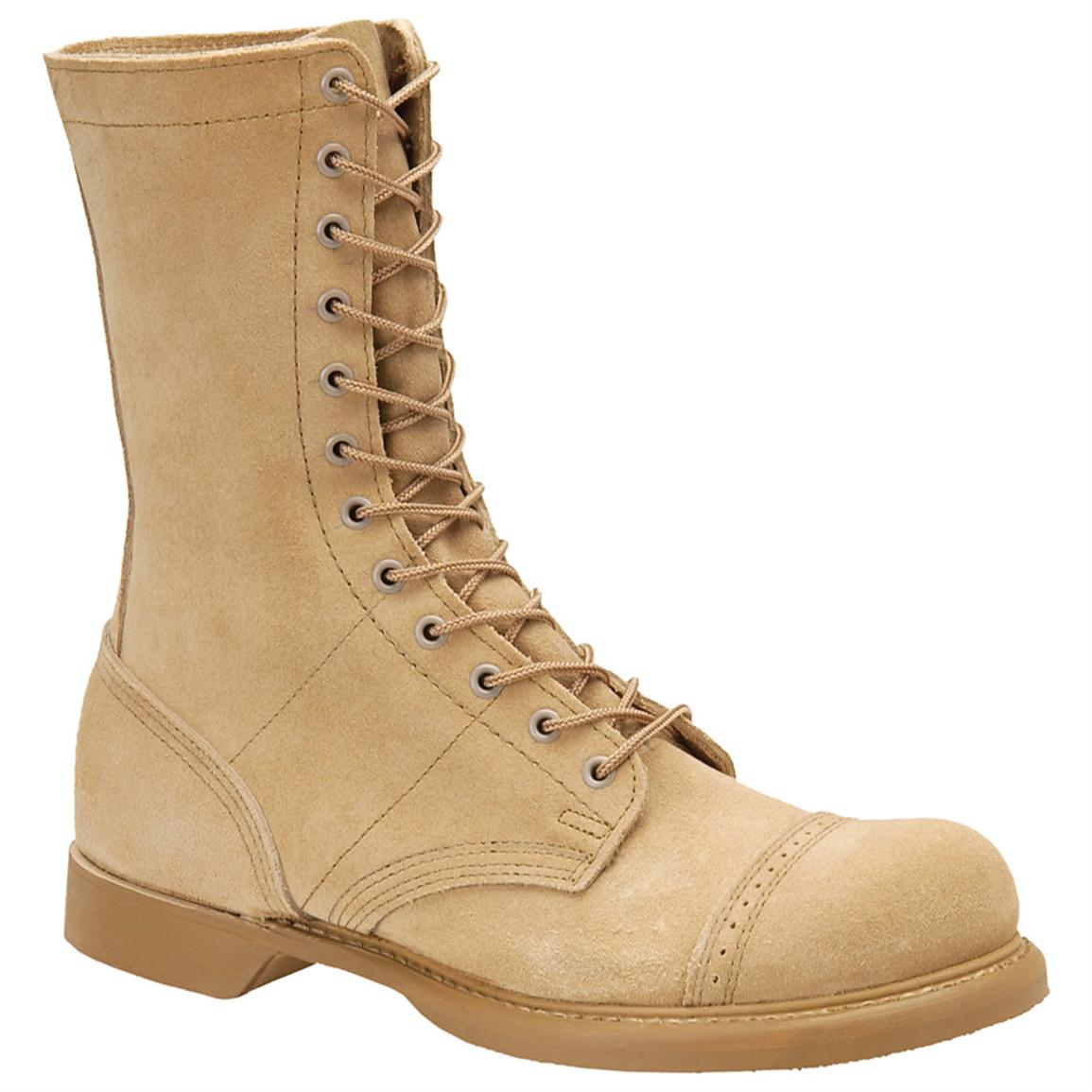 Men S Corcoran 10 Jump Boots Desert Tan Combat Tactical Boots At Sportsman S Guide