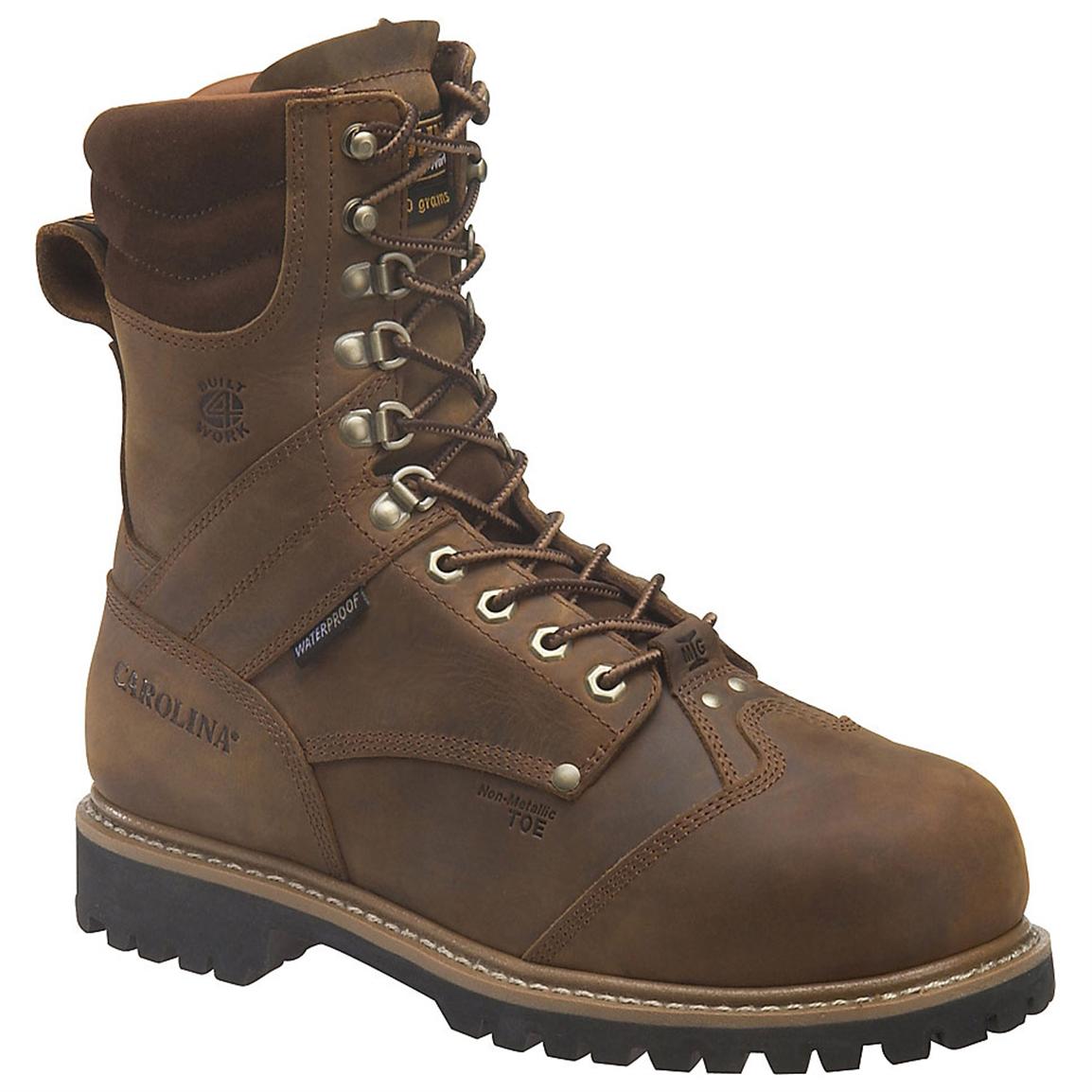 Men's Carolina® 8" Waterproof 400-gram Thinsulate Ultra Insulation Composite Toe Boots