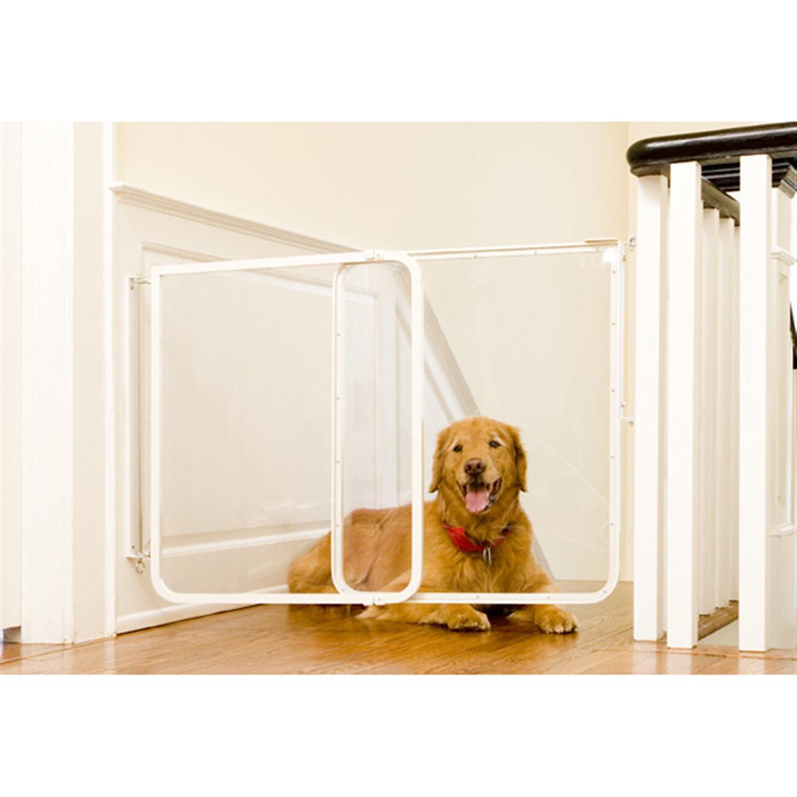 clear panel baby gate