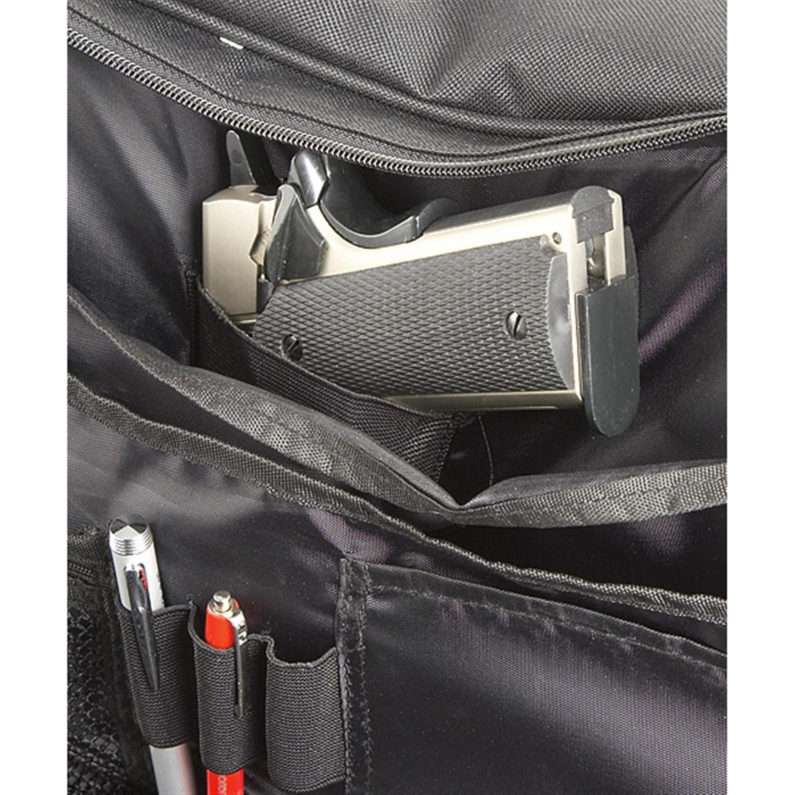 Concealment Briefcase / Laptop Bag, Black 166397, Holsters at