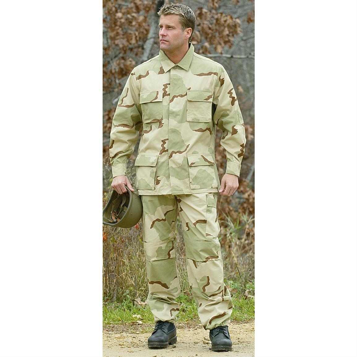 5 New Russian Military Desert BDU Shirts, 3 color Camo 166453